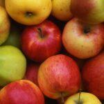 red and yellow mixed coloured apples