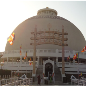 Dharma chakra stupa