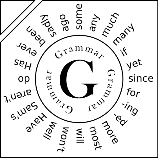 Grammar chart Conjugation