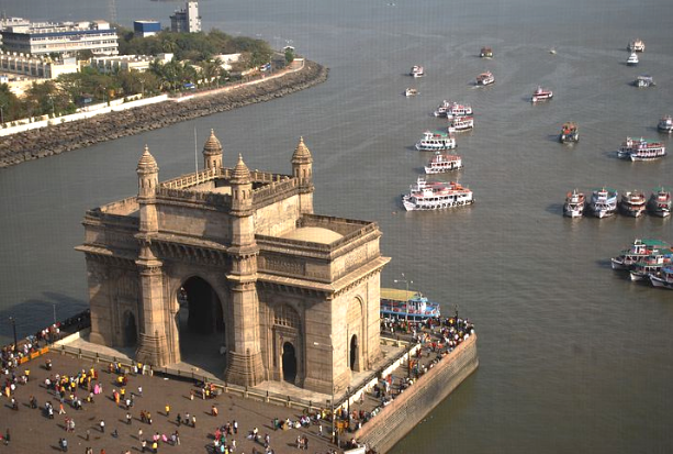 Top view-Gateway Of India by the Arabian Sea