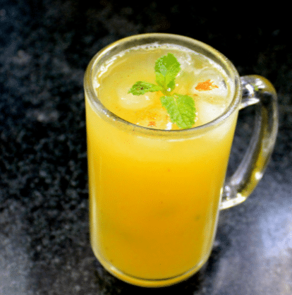 Aam Panna drink in a glass