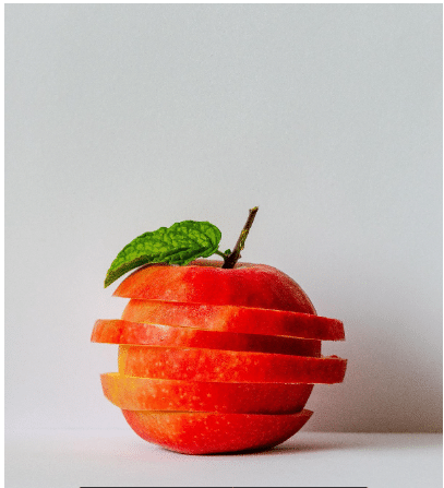 red apple