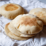 Pita bread pieces