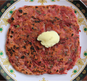  Beetroot paratha