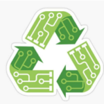 E-waste recycle icon