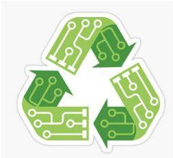 E-waste recycle icon